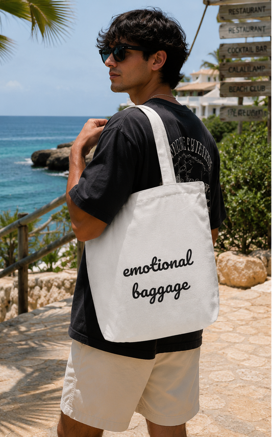 Emotional Baggage- Tote Bag Zipper
