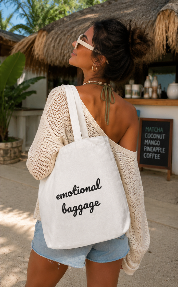 Emotional Baggage- Tote Bag Zipper